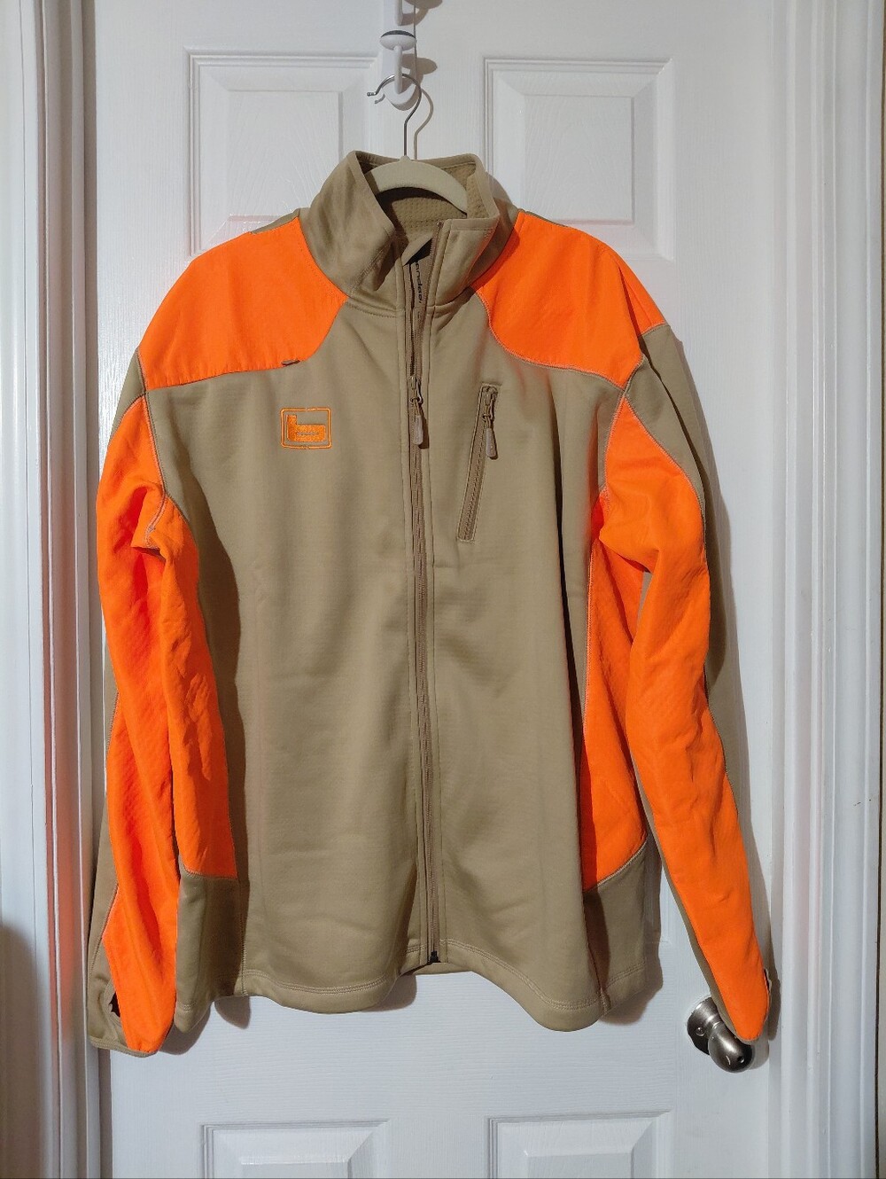 BANDED GEAR UPLAND SOFT SHELL FULL ZIP JACKET BLAZE AND KHAKI XXL